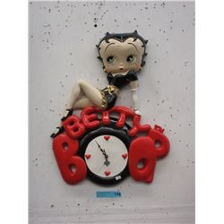 Large Betty Boop Wall Clock