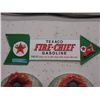 Image 1 : Embossed Tin Texaco Fire Chief Sign