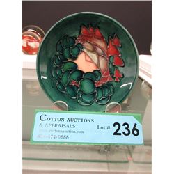 Rare Leaf & Berry 5” Green Moorcroft Bowl