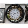 Image 1 : New 20" Wall Clock with Glass Lens