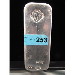 100 Oz. Johnson Matthey .999 Silver Bar