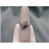 Image 1 : 10 KT Yellow Gold Diamond Cluster Ring