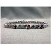 Image 1 : Garnet & Diamond Tennis Bracelet