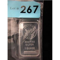 1 Oz. Sunshine Minting .999 Silver Bar