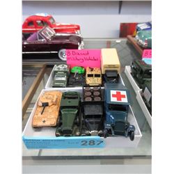 8 Die-Cast Military Vehicles