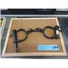 Image 1 : Pair of Cast Metal Wrist Shackle with Key