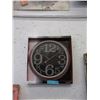 Image 1 : New 15" Wall Clock with Glass Lens
