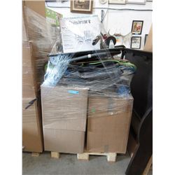 Wrapped Skid of Storage Locker Goods