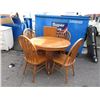 Image 1 : Round Pine Dining Table