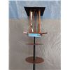 Image 1 : New Copper Tone Bird Feeder w/ Squirrel Baffle