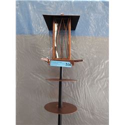 New Copper Tone Bird Feeder w/ Squirrel Baffle