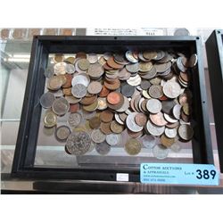 3 Pounds of Assorted Coins & Tokens - World Wide