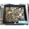 Image 1 : 3 Pounds of Assorted Coins & Tokens - World Wide