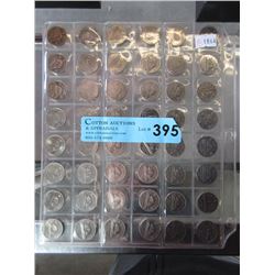 48 Canadian Nickels 1950's through 1990's