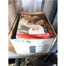 Box of Vintage Life Magazines