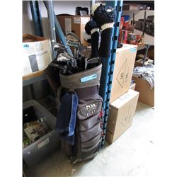 Golf Bag with Clubs