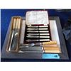 Image 1 : Vintage Sheffield Knifes and Carving Set