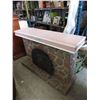 Image 1 : Vintage Electric Fireplace with Surround