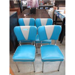 4 Vintage 1960s Kitchen Chairs