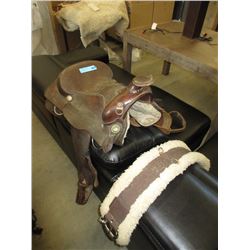 Leather Western Style Saddle
