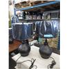 Image 1 : 2 New Table Lamps with Wood Bases