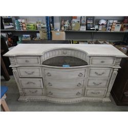 New Bow Front Buffet with Stone Insert