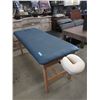 Image 1 : Massage Table with Head Rest