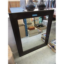 New Large Wood Framed Wall Mirror