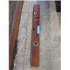 Image 1 : Vintage 30" Wood Spirit Level