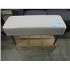 Image 1 : New Porter Upholstered Condo Size Bench - Beige