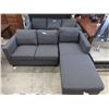 Image 1 : New 80" Upholstered Sofa with Chaise End