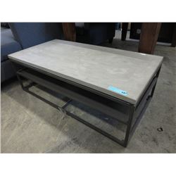 New LH Imports Metro Coffee Table w/ Metal Base