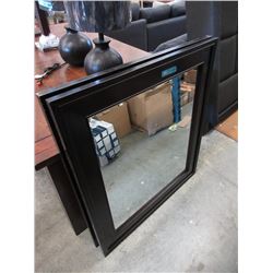 New Large Wood Framed Wall Mirror