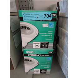 4 New 17 Watt LED Flood Light Bulbs