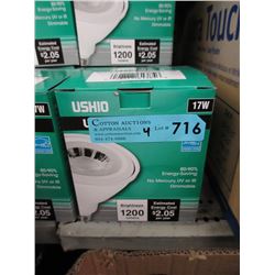 4 New 17 Watt LED Flood Light Bulbs