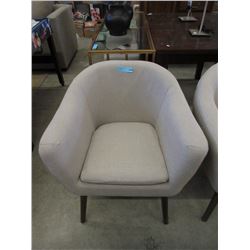New Porter Upholstered Tub Chairs with Wood Legs