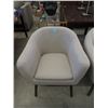 Image 1 : New Porter Upholstered Tub Chairs with Wood Legs