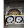 Image 1 : 3 New Wall Clocks with Glass Lens