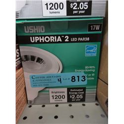4 New 17 Watt LED Flood Light Bulbs