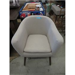 New Porter Upholstered Tub Chairs with Wood Legs