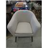 Image 1 : New Porter Upholstered Tub Chairs with Wood Legs