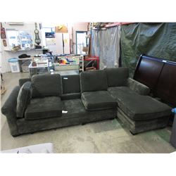 108" Upholstered Sofa with Chaise End