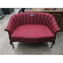 Vintage Channel Back Settee