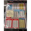 Image 1 : 72 Unmarked Sports Checklists - Assorted