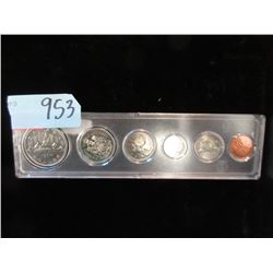 1986 Canadian 6 Coin Set - Penny to Dollar