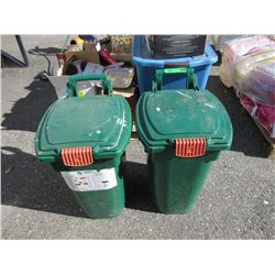2 Organics Garbage Containers