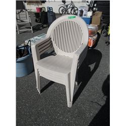 4 Stacking Patio Chairs