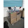 Image 1 : Skid of Assorted Storage Locker Goods