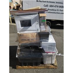 Skid of Assorted Storage Locker Goods