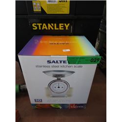 New Salter Stainless Steel Kitchen Scale